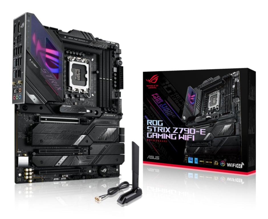 Carte Mère Asus Rog Strix Z790-E 90Mb1Cl0-M0Eay0 Intel Z790 Lga 1700 Ddr5 2133Mhz Atx Noir