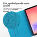 imoshion Coque tablette pour Samsung Galaxy Tab S9 11.0 pouces / S10 Lite / S10 FE / S9 FE 10.9 pouces - Turquoise
