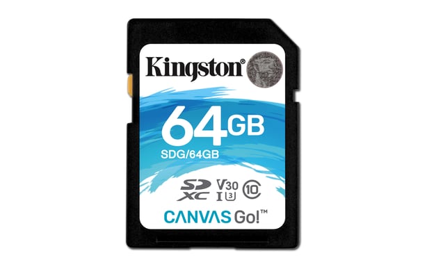 Kingston Technology Canvas Go! 64 Go SDXC UHS-I Classe 10