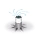 Hoover H-PURIFIER 500 HHP50CA011 110 m² Blanco
