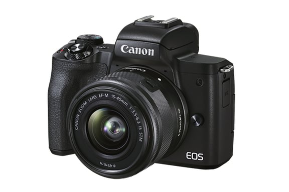 Canon EOS M50 Mark II + EF-M 15-45mm IS STM MILC 24,1 MP CMOS 6000 x 4000 pixels Noir