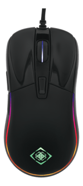 DELTACO GAMING - DM410 - Ratón óptico para juegos 5000 DPI, 1000 Hz, RGB