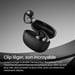 OpenDots 2 - Ecouteurs sans fil True Wireless à conduction aérienne Ear Ring, Noir