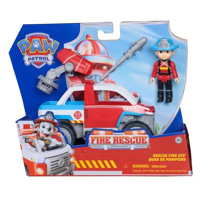 Véhicule + Figurine Fire Rescue - Ryder - - Neuf