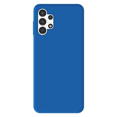 Coque silicone unie compatible Mat Bleu Samsung Galaxy A13 4G