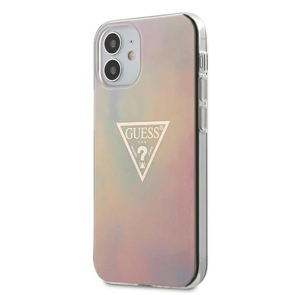 Guess Coque PC-TPU T&D Gold Triangle 01 pour iPhone 12 mini 545