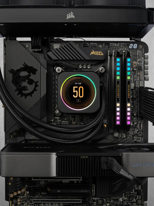 RAM DDR5 Corsair Dominator Platinum 6000 MHz CL30 RGB - vue 7