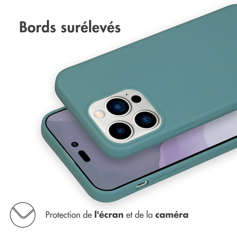 imoshion Coque Couleur pour iPhone 14 Pro Max - Vert foncé