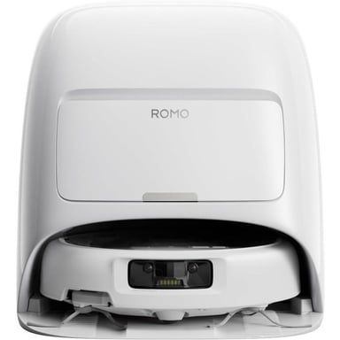 ROMO A - Robot Aspirateur Laveur avec Station - Robot Transparent - 25 000 Pa - Détection au millimetre - 200 j sans Entretien