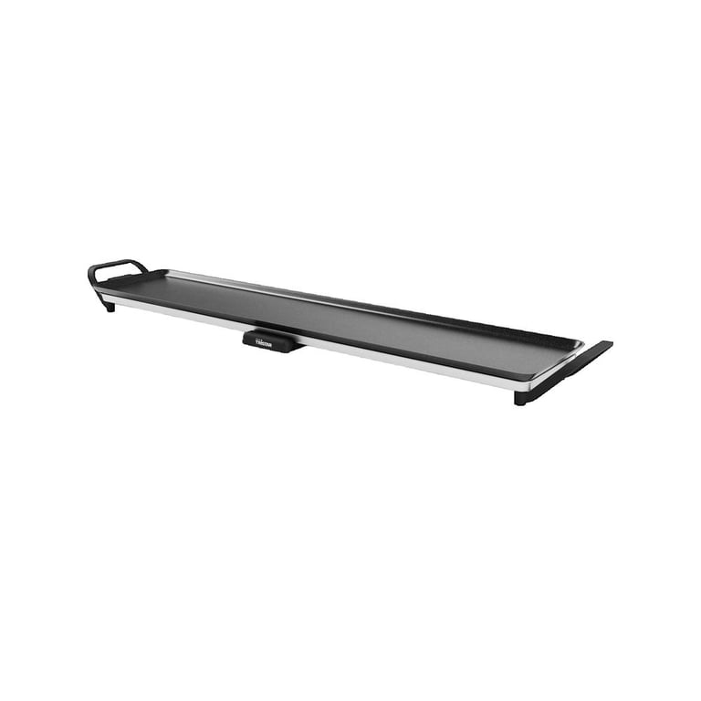 Tristar plaque de cuisson slim surface extra large de 100 x 22 cm Thermostat réglable Revêtement antiadhésif Bac de récupération des graisses amovible Facile à nettoyer BP 2670 - vue 2