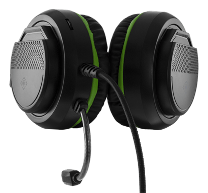 Deltaco Gaming - Cuffie da gioco stereo per XBOX serie S/X, altoparlanti stereo da 40 mm, microfono flessibile
