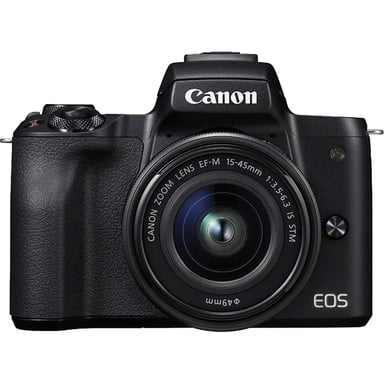 Canon EOS M50 + EF-M 15-45mm IS STM MILC 24,1 MP CMOS 6000 x 4000 pixels Noir