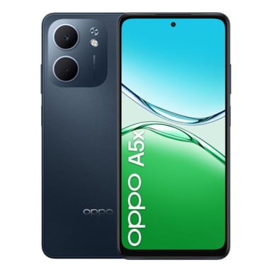 OPPO A5x 16,9 cm (6.67'') SIM doble Android 15 4G USB Tipo C 4 GB 128 GB 6000 mAh Negro