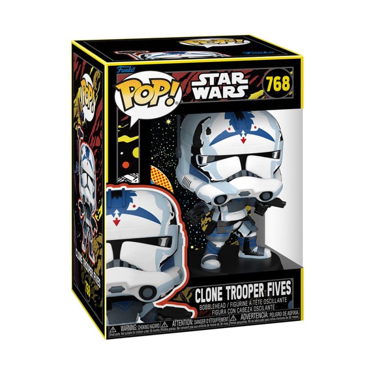 Figurine Funko Pop Star Wars Clone Trooper Fives - vue 2