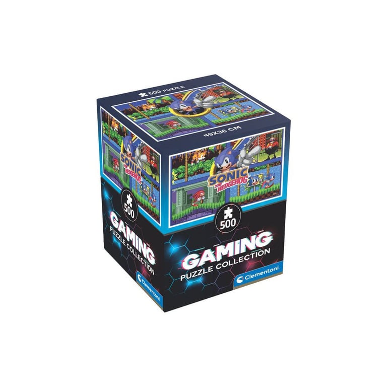Puzzle Cube 500 pièces : Sonic Clementoni Puzzles - vue 1