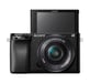 Sony Alpha 6100 + 16-50mm MILC 24,2 MP CMOS 6000 x 40000 pixels Noir