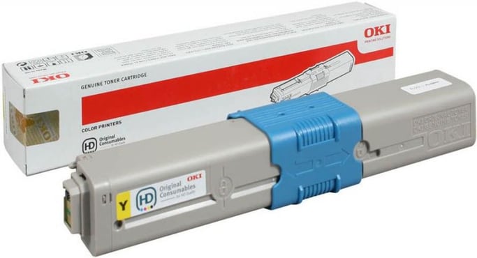 OKI C510/C530/MC561 Toner Jaune - 44469704 - Neuf