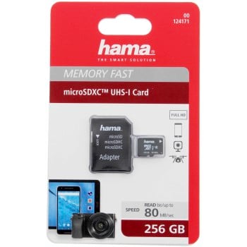 Hama 256GB MicroSDXC UHS-I 256GB Classe 10