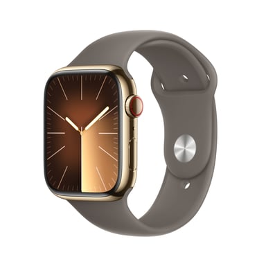 Apple Watch Series 9 45 mm Numérique 396 x 484 pixels Écran tactile 4G Or Wifi GPS (satellite), M/L