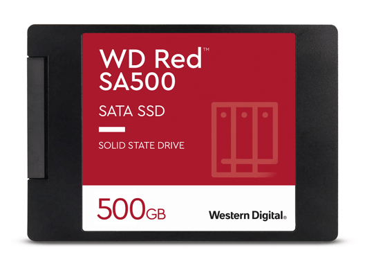 WD Red - 500 Go - 2.5'' SATA NAS SA500 3D NAND SSD