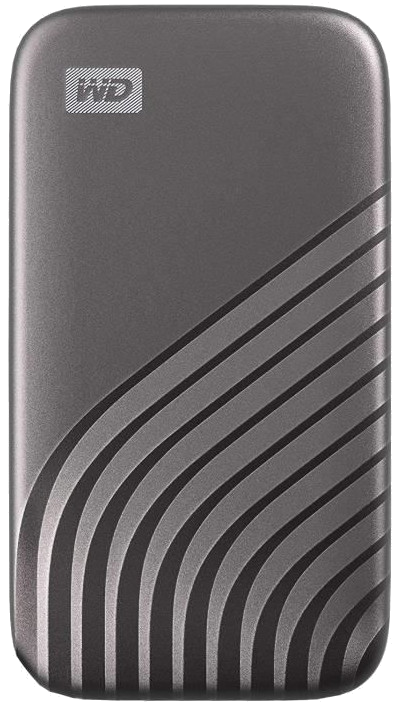 WD My Passport? - SSD Externe - 500Go - USB-C - Gris (WDBAGF5000AGY-WESN)