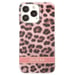 Coque pour iPhone 13 Pro Electro Stripe en TPU avec Motif Léopard Rose