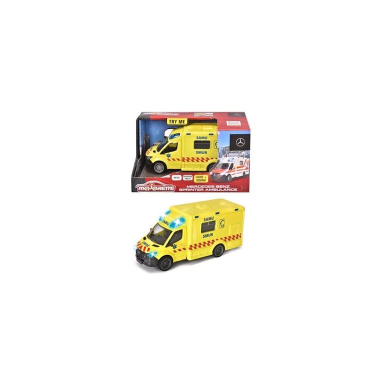 Véhicule Majorette GS Mercedes Ambulance 15 cm - vue 3