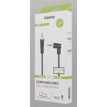 Hama 00200723 câble audio 1,5 m 3,5mm Noir