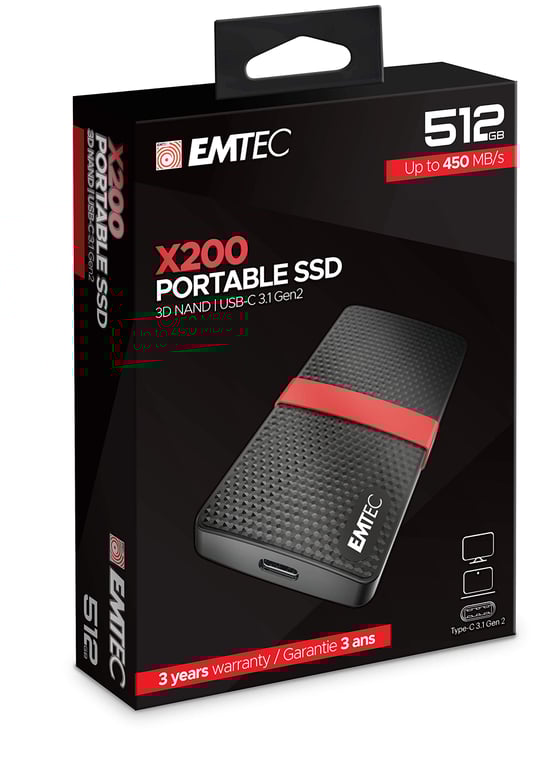 Emtec X200 USB Type C 3.2 Gen 1 3.1 Gen 1 Neuf - vue 2