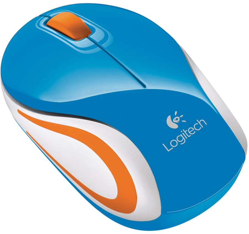 Souris sans fil Logitech Cordless Laser M187 (Bleu)