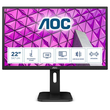 AOC P1 22P1D LED display 54,6 cm (21.5'') 1920 x 1080 pixels Full HD Noir