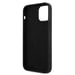 Custodia Guess per iPhone 12 mini 5,4'' in silicone nero/bianco vintage