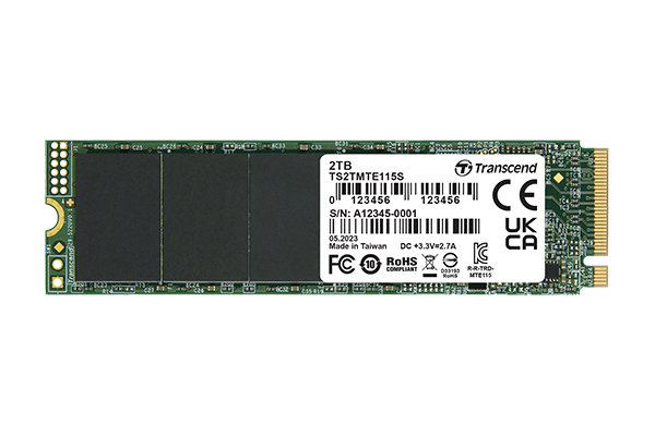 Transcend PCIe SSD .2 PCI Express 3.0 3D NAND NVMe Neuf
