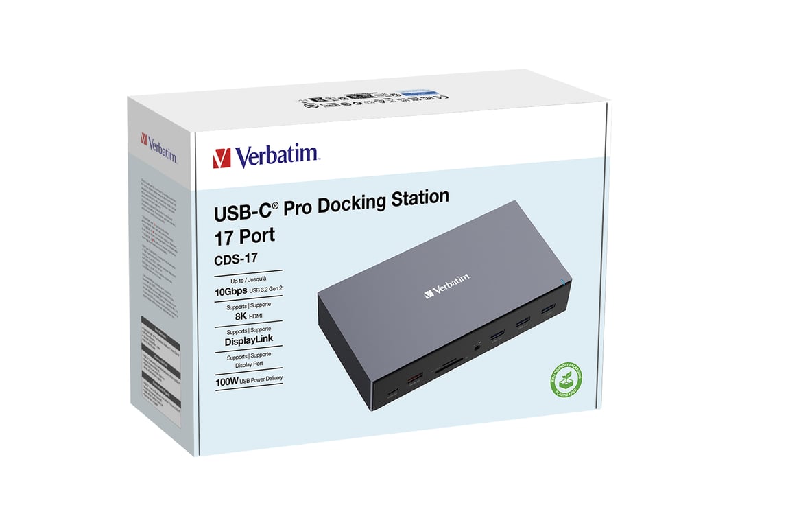 Verbatim CDS 17 Avec fil USB 3.2 Gen 1 3.1 Gen 1 Type C Neuf - vue 3