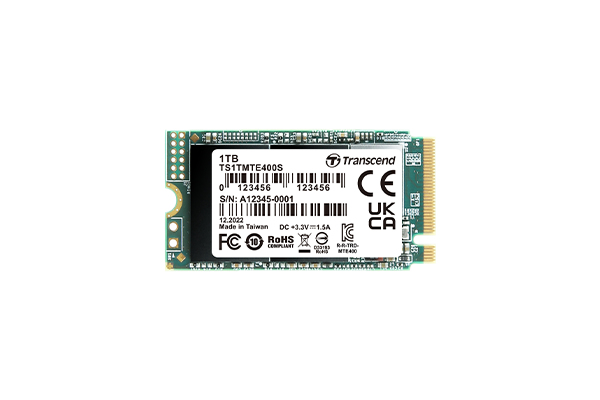 Transcend SSD MTE400S NVMe PCIe Gen3x4 3D Neuf - vue 3