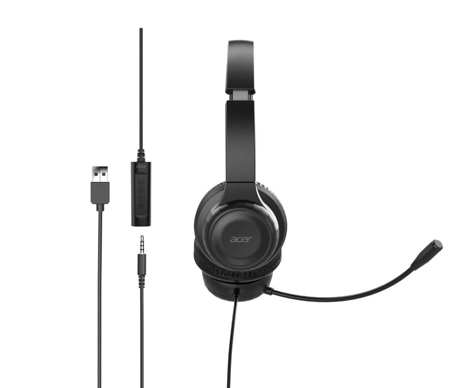 Micro-casque Acer AHW154 – Filaire, Circum-aural, Bureau/Centre d'appels - vue 3