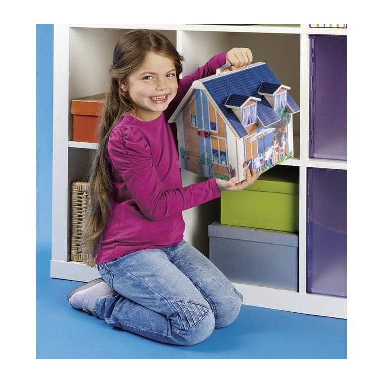 PLAYMOBIL - 70985 - Maison Transportable Bleue - Neuf