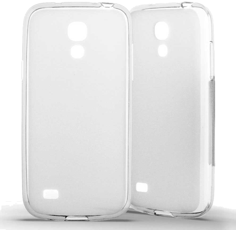 Coque silicone unie compatible Givré Blanc Samsung Galaxy S4 Mini