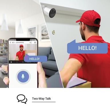EZVIZ BC1-B3 Tourelle Caméra de sécurité IP Intérieure et extérieure 1920 x 1080 pixels Mur
