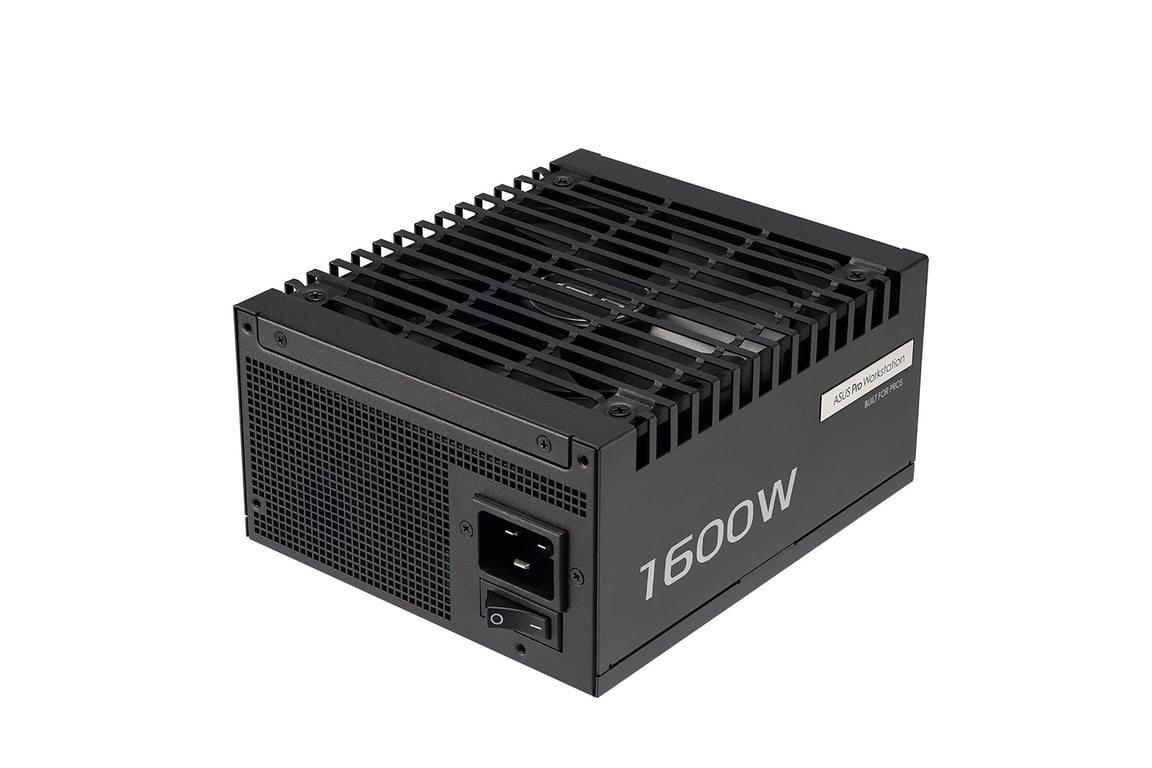 ASUS Pro WS Alimentation PC Modulaire ATX12V 3.1/ EPS12V 80 PLUS Platinum CA 100 240 V 1600 Watt PFC active - vue 3