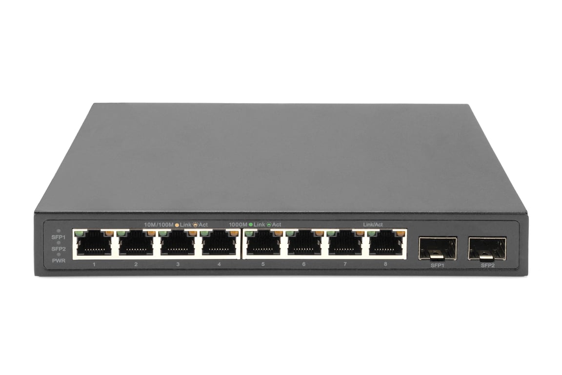 Digitus 8 ports Gigabit + 2 ports SFP Gigabit Neuf - vue 2