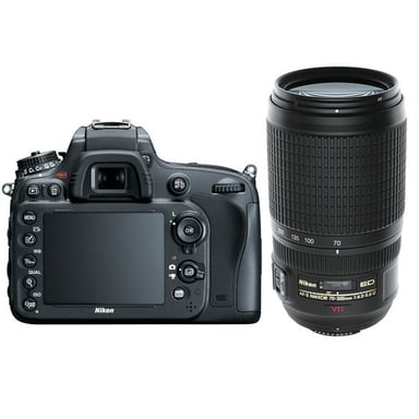 Nikon D610 + AF-S NIKKOR 24–85mm f/3.5-4.5G ED VR + AF-S VR Zoom-NIKKOR 70-300mm f/4.5-5.6G IF-ED + 32GB Kit d'appareil-photo SLR 24,3 MP CMOS 6016 x 4016 pixels Noir