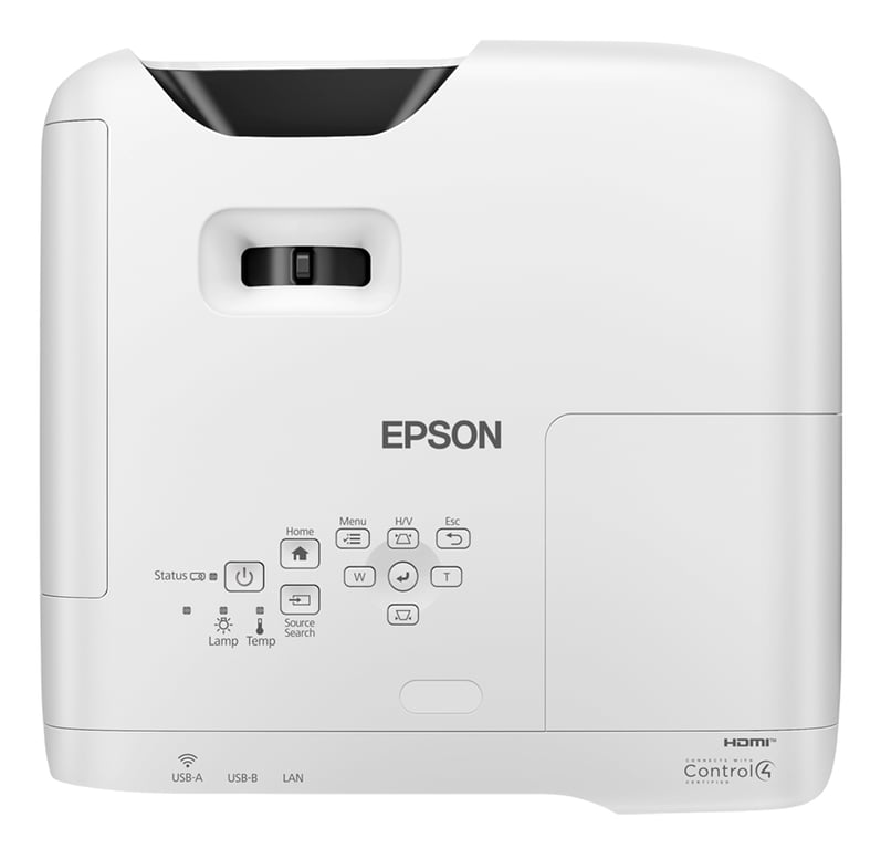 Epson EB W56S Projecteur à focale courte 3700 ANSI lumens 3LCD WUXGA 1920x1200 - vue 4