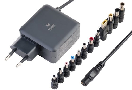 itek ITNBAW65 cargador de dispositivo móvil Portátil Negro Corriente alterna Interior