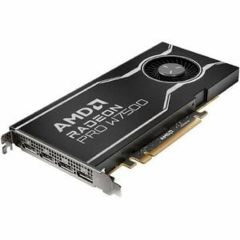 Carte Graphique AMD RADEON PRO W7500 – 8 Go GDDR6, PCIe 4.0 x8, 4 x DisplayPort - vue 4