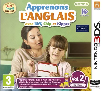 Nintendo Apprenons l'anglais avec Biff, Chip et Kipper Vol.2 Standard Allemand, Anglais, Espagnol, Français, Italien, Portugais Nintendo 3DS