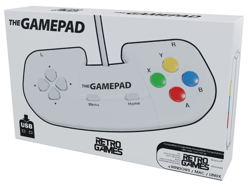 Retro Games The Gamepad (Bianco)