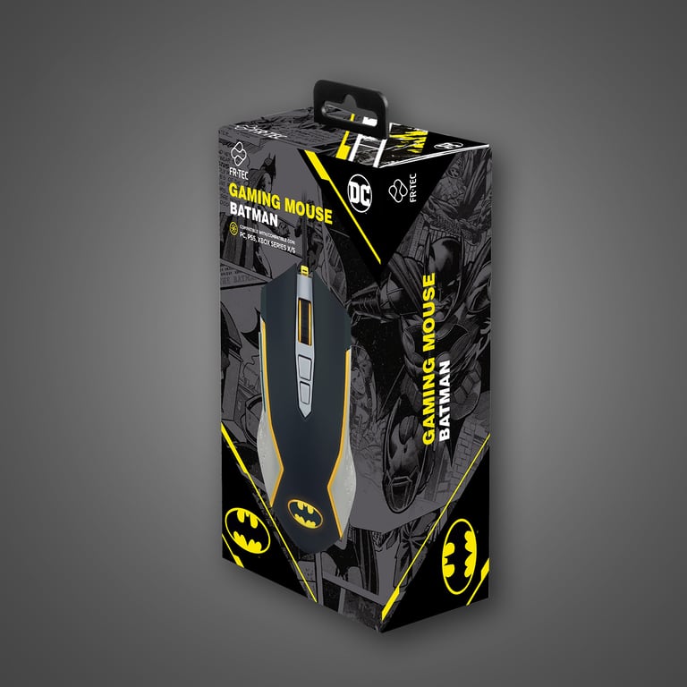 Souris Gaming FR-TEC Batman – 8000 DPI, Éclairage LED, 5 Boutons - vue 2