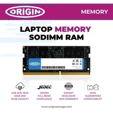 Origin Storage 141H8AA-OS módulo de memoria 32 GB 1 x 32 GB DDR4 260-pin SO-DIMM