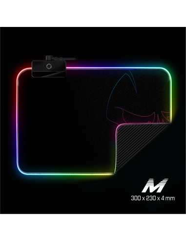 Spirit of Gamer Skull RGB Gaming Mouse Pad - vue 5